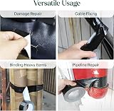 Winsome Black Duct Tape 48mm x 45m Waterproof Gaffer Tape Heavy Duty view 6
