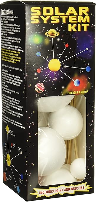 Smoothfoam Unpainted Solar System Kit Wpaint Brushes