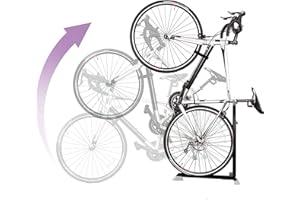 Bike Nook Bike Stand & Vertical Storage Rack - The Original Vertical Bicycle Floor Stand for Garage Storage, Indoor and Outdo