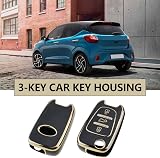 ECSiNG 2pcs Car Key Fob Case for Kia Sportage Sorento Ceed Rio Soul Venga view 2
