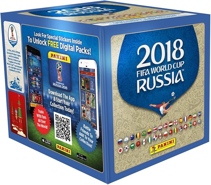 Panini-Mundial Rusia 2018 Caja con 50 Sobres, (003497BOX50): Amazon.es: Juguetes y juegos