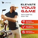 SWIFTEE Premium 10 Degree Golf Tees for Driver or Iron Pack of 10 (Orange) 83mm view 2