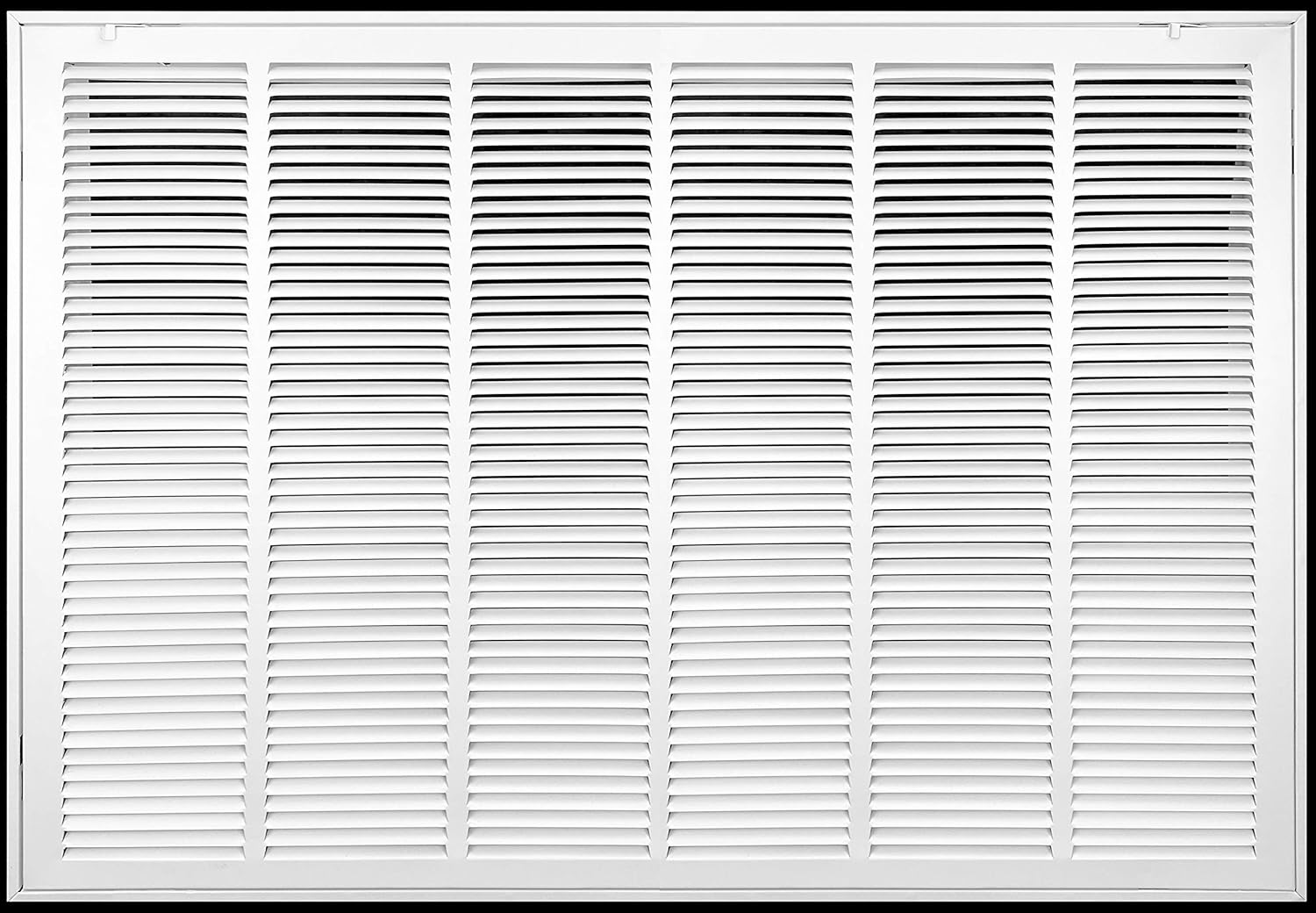 30" X 20" Steel Return Air Filter Grille by HANDUA | Removable Face Door HVAC Duct Cover Grill for 1-inch Filter, White | Outer Dimensions: 32.5"W X 22.5"H for 30x20 Duct Opening