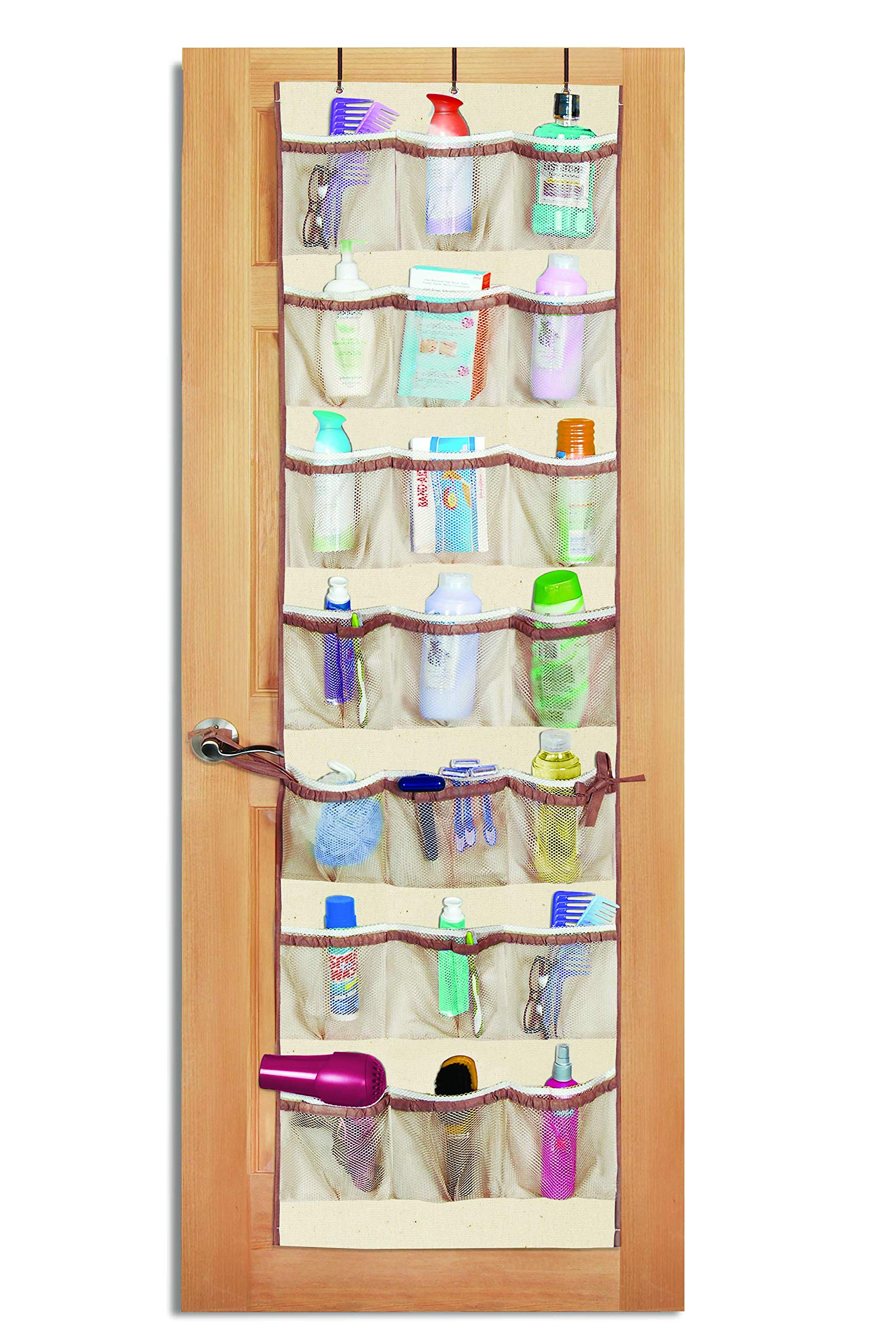 New Over-Door Organizer Hanging Rack Bathroom Wall Storage Organizers