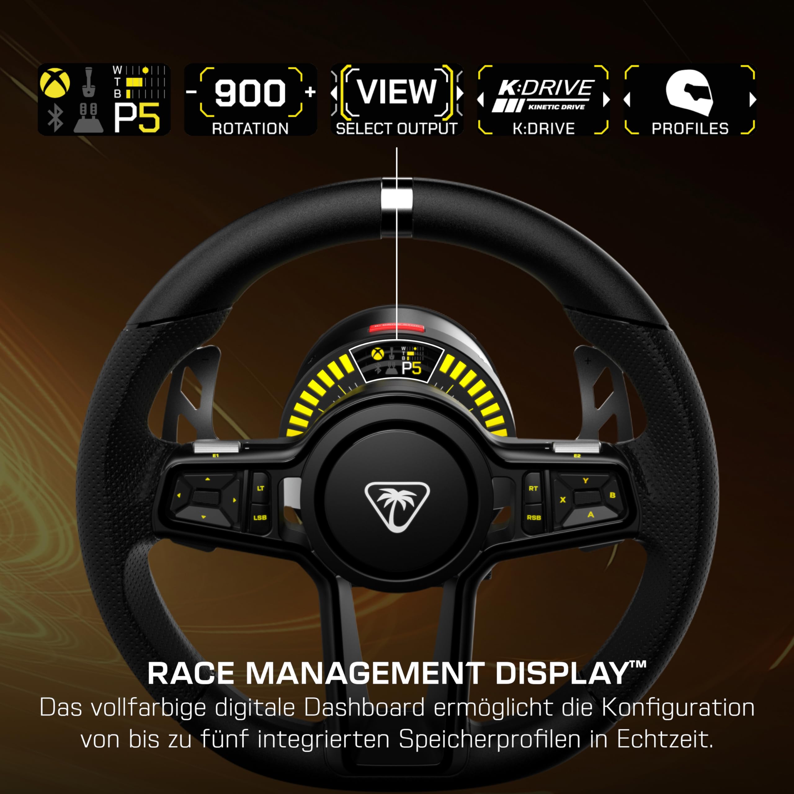 Turtle Beach VelocityOne Race KD3 Direct Drive Force Feedback Racing System - Xbox Series X oder S, Xbox One und Windows PCs 5