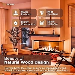 Avana Floating Fireplace Mantle - Mantles for Over