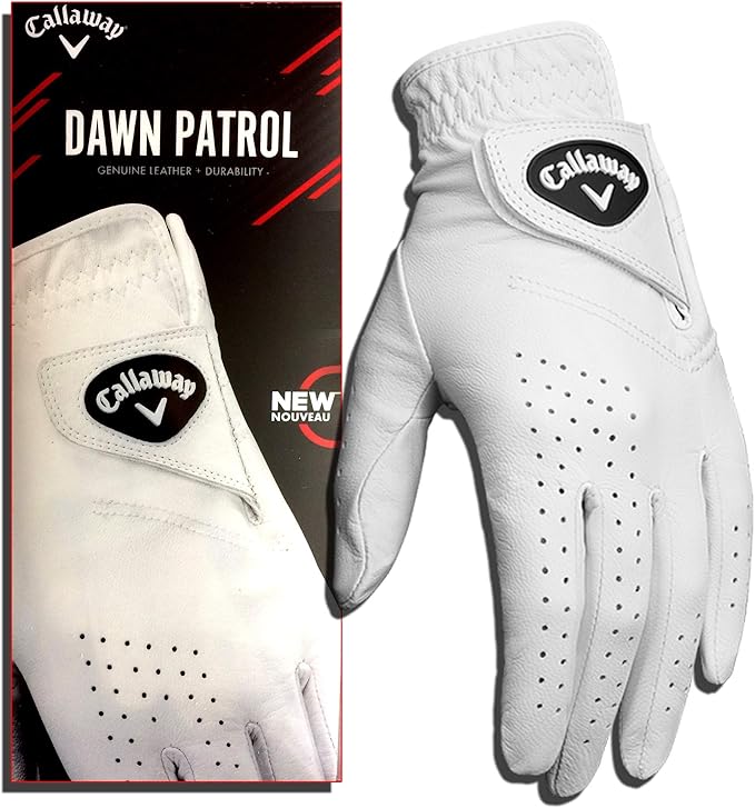 Callaway Dawn Patrol New 2019 Full Premium Leather Golf Glove with