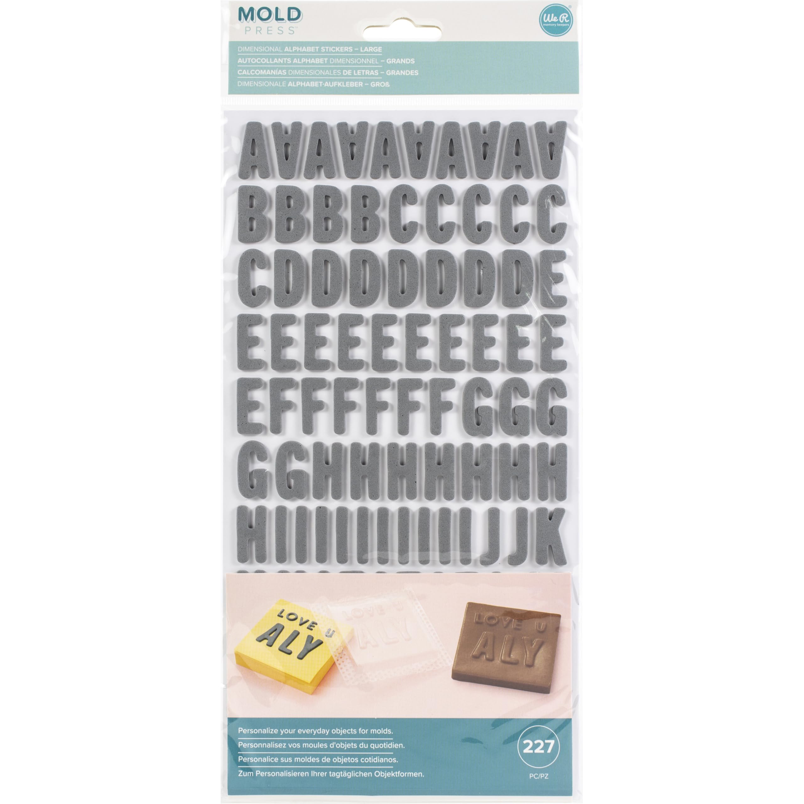 We R Memory Keepers Alpha THICKERS Large 661362