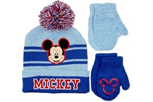 Disney Winter Hat and Glove Set- for Toddlers/Little girls (Fits Age 2-7) Perfect Winter Accessory