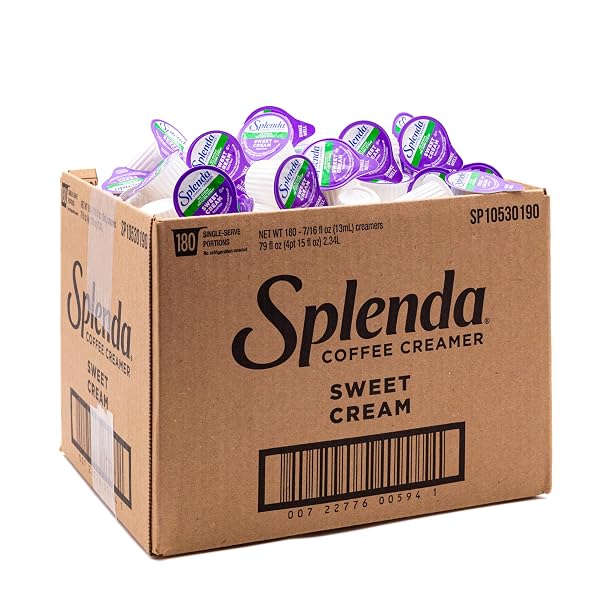 SPLENDA SINGLE SERVE COFFEE CREAMER CUPS, SUGAR FREE...