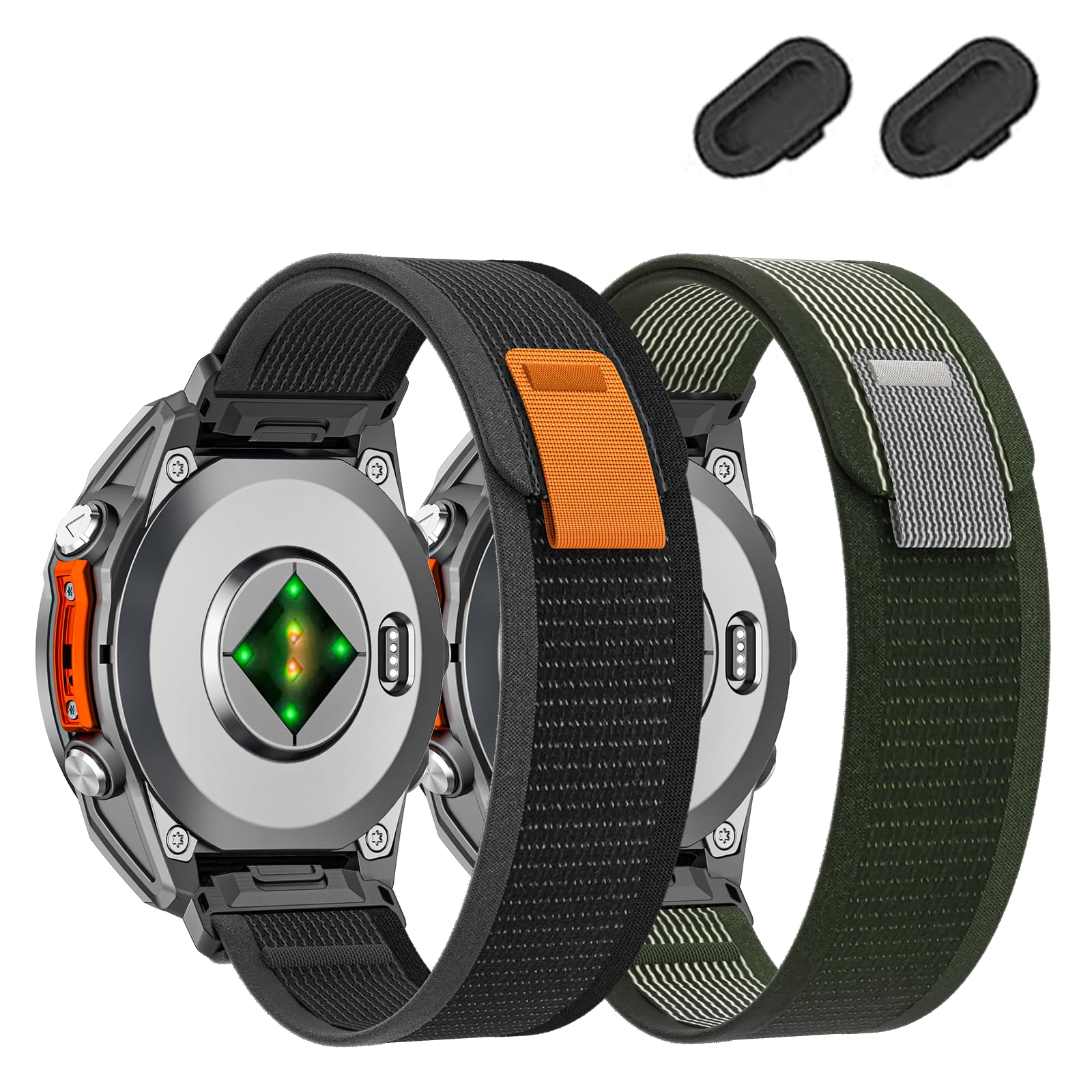 22mm Nylon Sport Watchband Compatible with Garmin Fenix 8 pro/tactix 8 47mm/Fenix E/7 Pro/7/6 Pro/6/5 Plus/5,Quickfit Strap for Descent G2/G1 Solar/epix Pro/quatix 8 47mm/Forerunner 970/965/955/945