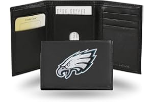 Rico Industries NFL Football Embroidered Tri-fold Wallet