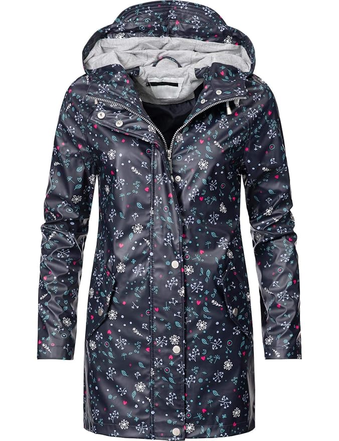 Peak Time Damen Allwetter Jacke Regenmantel L60017 12 Farben S-XXL