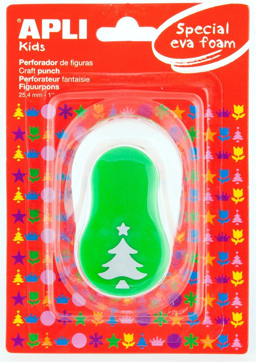 APLI Kids 13303-Punch EVA Tree Christmas 25.4 mm