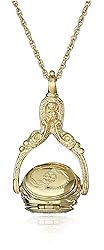 1928 Jewelry 3 Sided Spinner Picture Locket