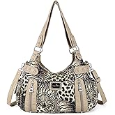 Angel Kiss Large Purses and Handbags for Women Washed Faux Leather Crossbody Hobo Satchel Shoulder Handbag Tote Purse