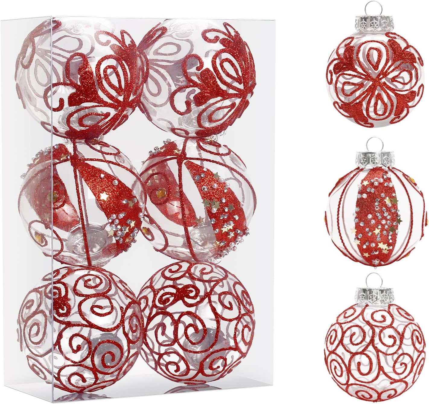 Ornaments - MoonXmas Christmas Ornaments Set, 2.75