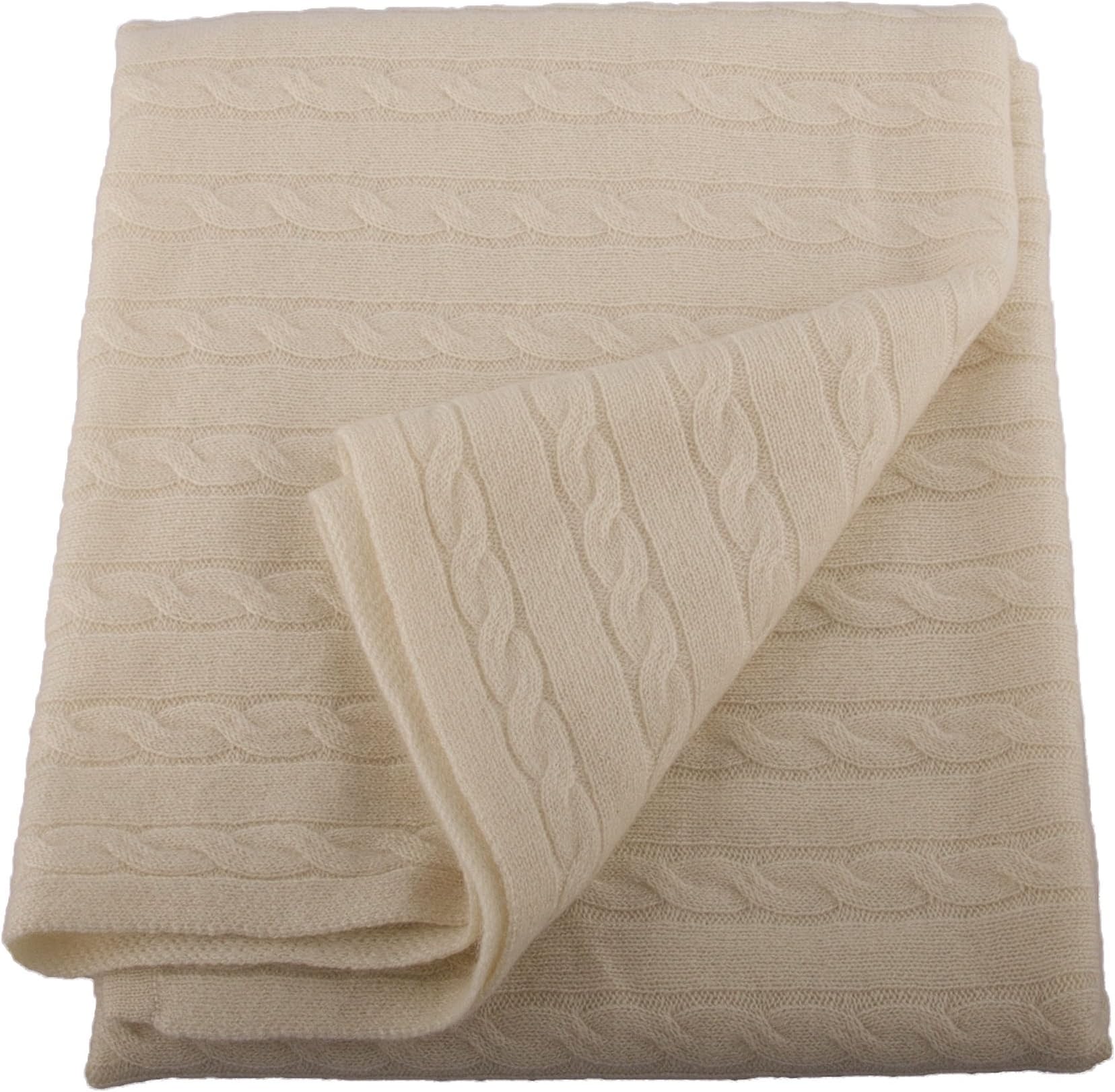 Lucky Bird CashmereLucky Bird Cashmere Baby Blanket, Cream