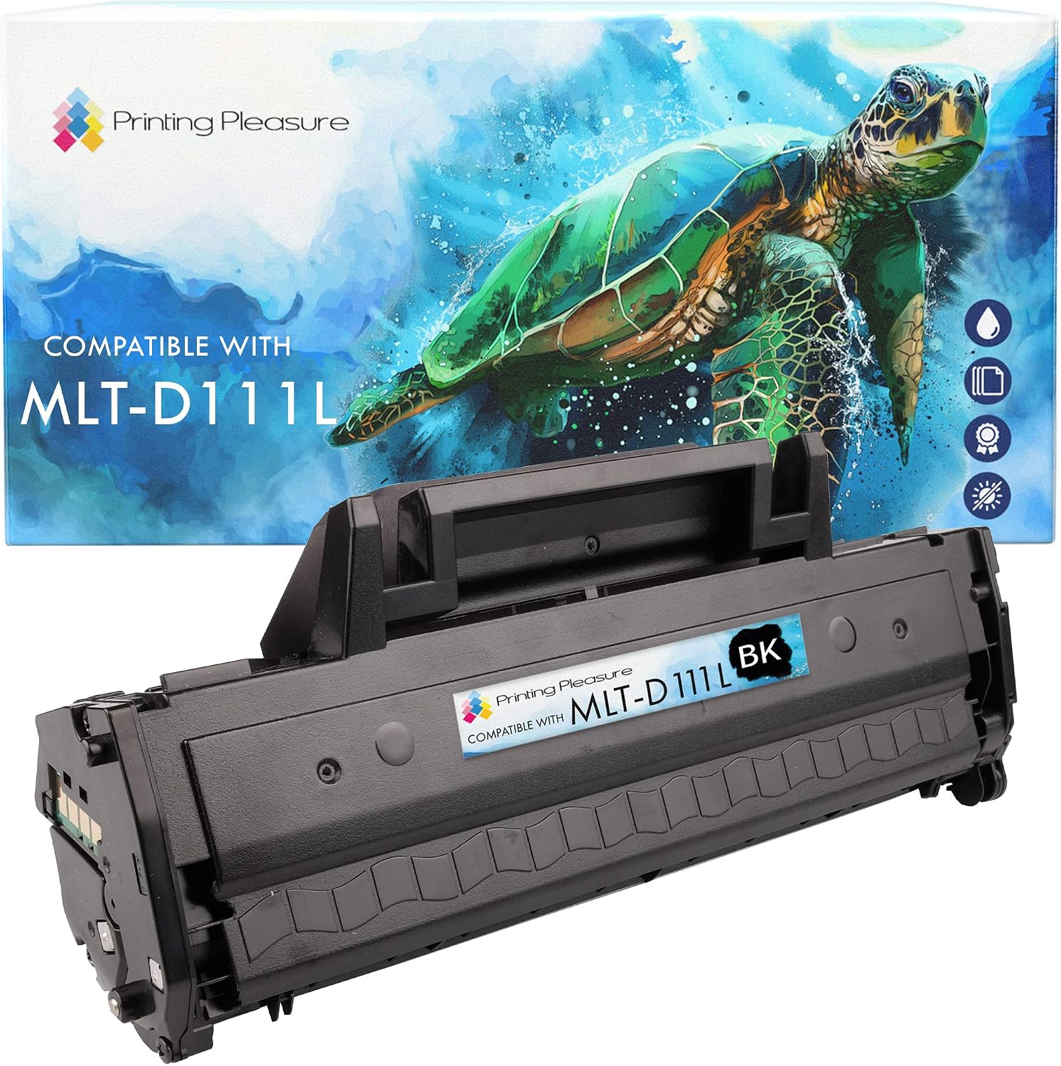 Printing Pleasure Compatible MLT-D111L Toner Cartridge for Samsung Xpress M2020 M2020W M2021W M2022W M2026W M2070W M2070FW M2070F M2071W M2071FH M2071HW M2078W