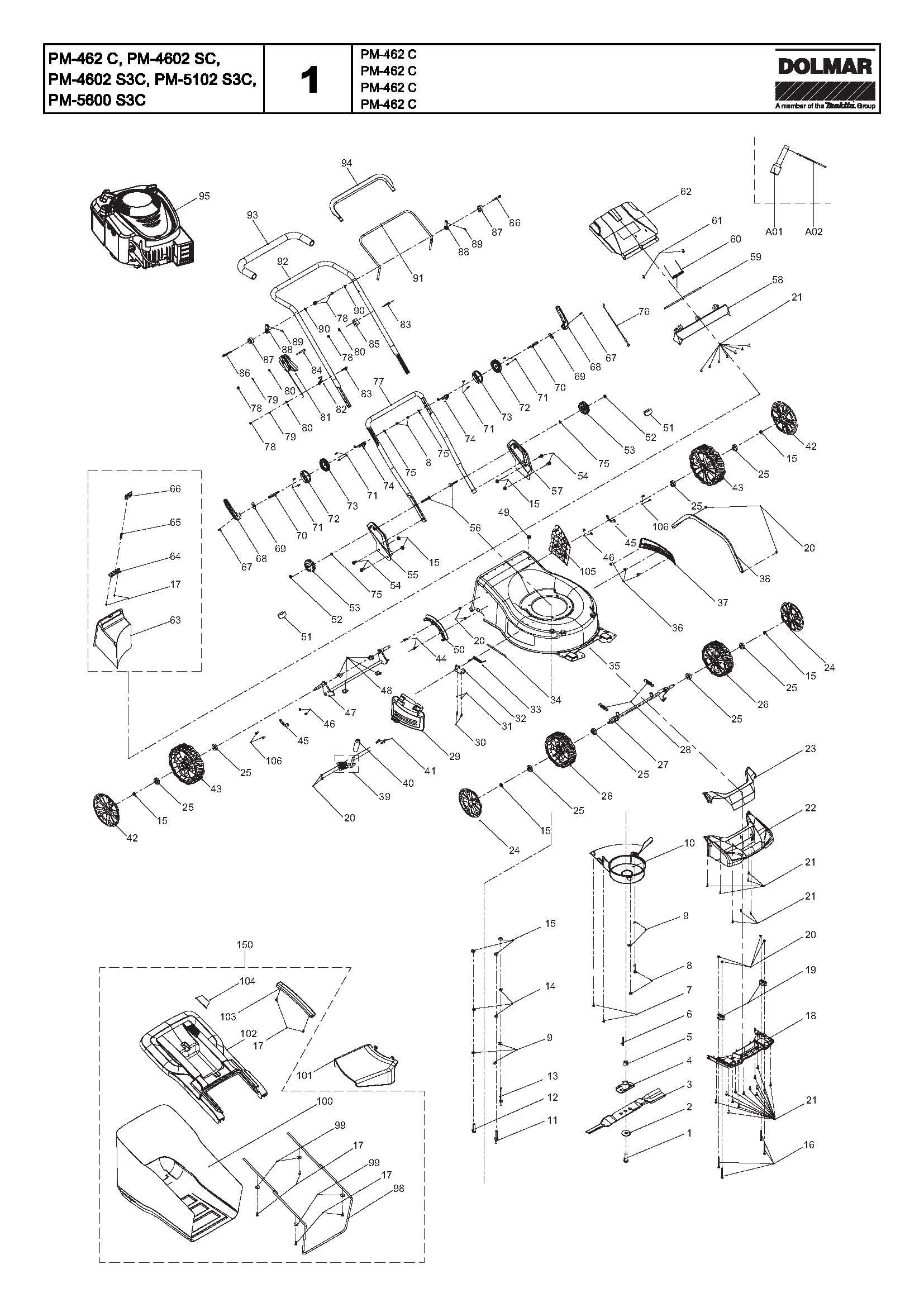 Dolmar 671007070-1295 Disc Original Part PM-4602 SC