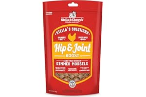 Stella & Chewy's - Stella's Solutions Hip & Joint Boost - Cage-Free Chicken Dinner Morsels - Raw, Protein Rich, Grain Free Dog Food - 13 oz Bag – Reduce Joint Pain & Swelling & Strengthen Bones