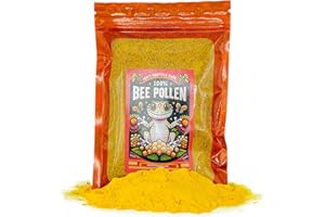 100% Bee Pollen Powder for Bearded Dragons, Tortoises, and Other Herbivores/Omnivores, 3 OZ (CTWPets)