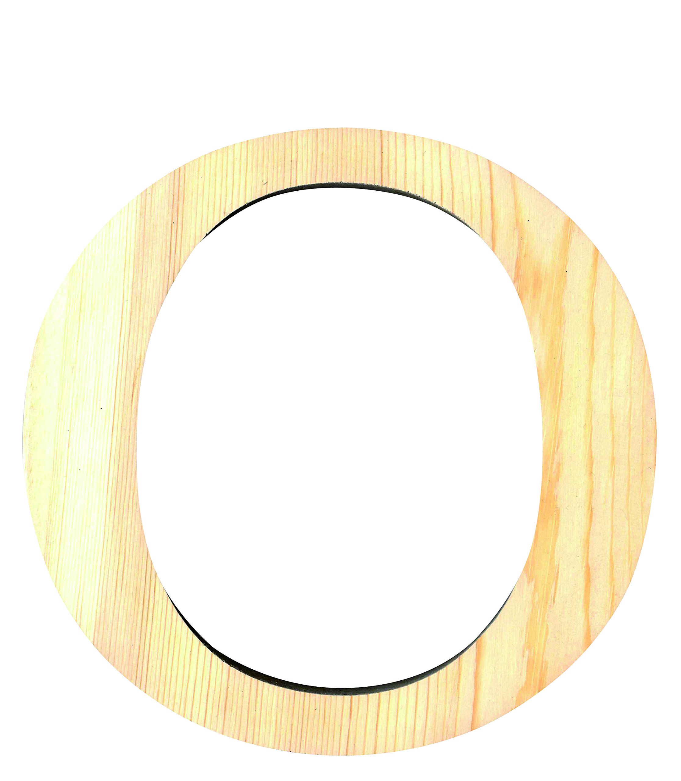 Artemio 19 cm Wooden Letter O in Upper Case, Beige