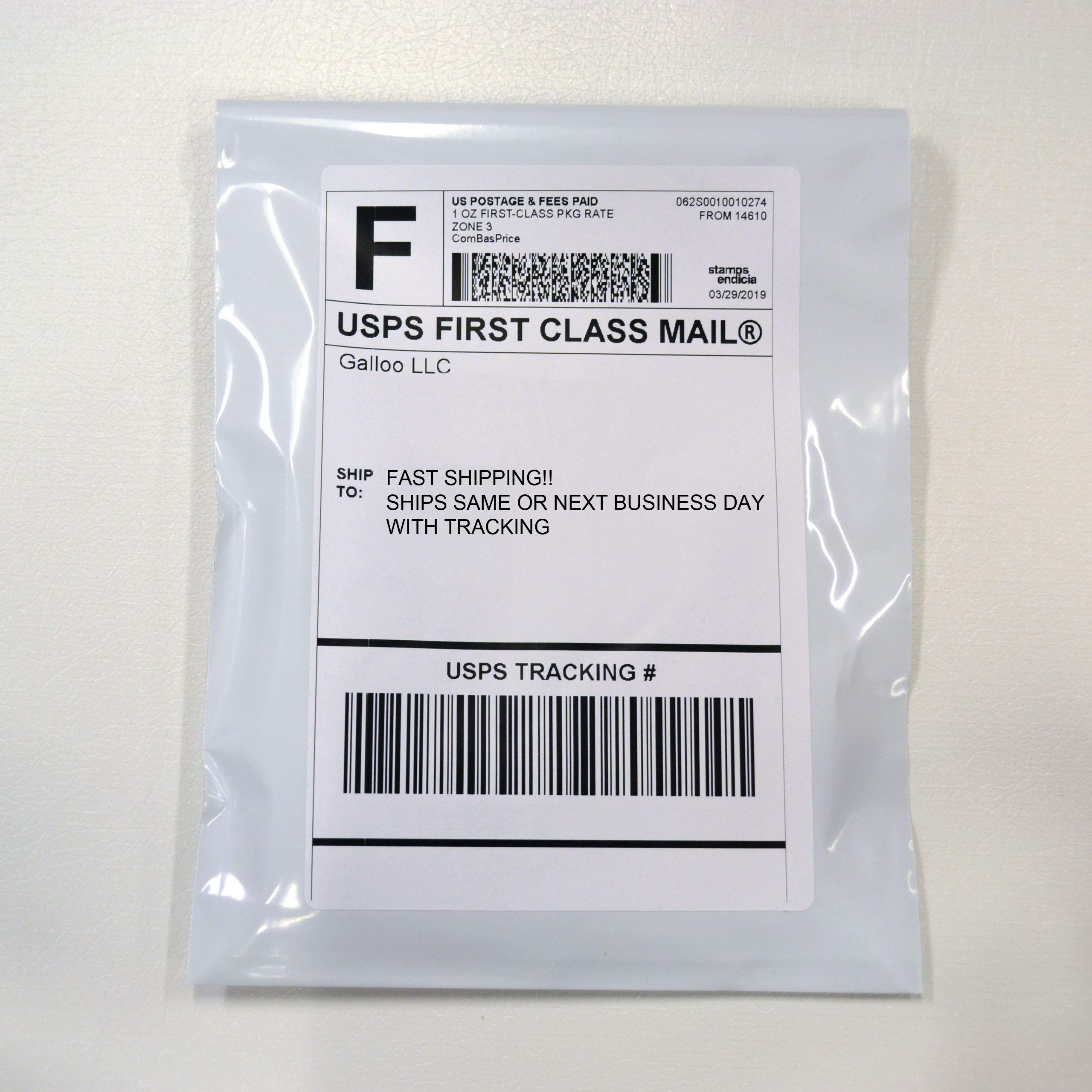 Galloo 100 PreCut Iron On Personalized Clothing Name Labels/Tags for