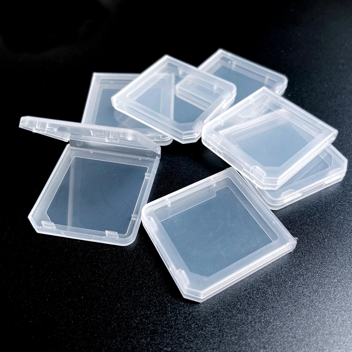 12Pcs Game Case Clear Game Card Box Anti Dust Cover Transparent Storage Box Case for DS 3DS DSI Protective Single Cartridge Holder
