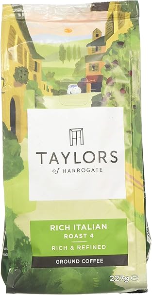Taylors Of Harrogate Rich Italian Ground Coffee 227g Amazon Co