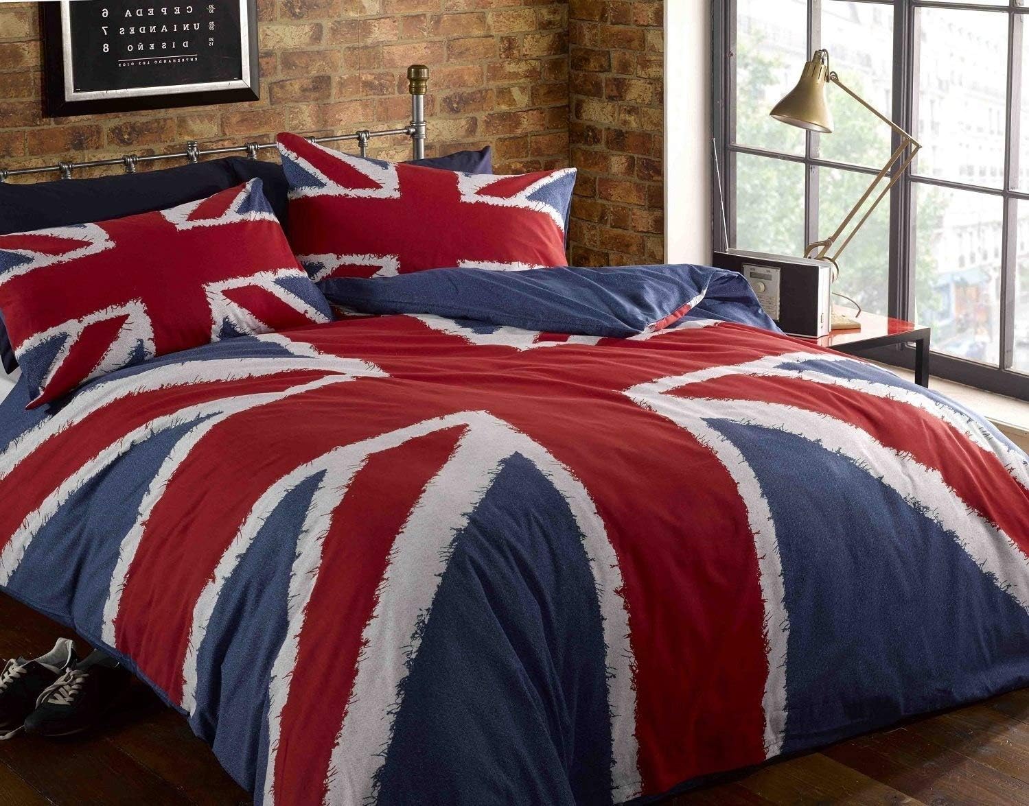 CnA Stores Classic Union Jack England Reversible Duvet Cover Bedding
