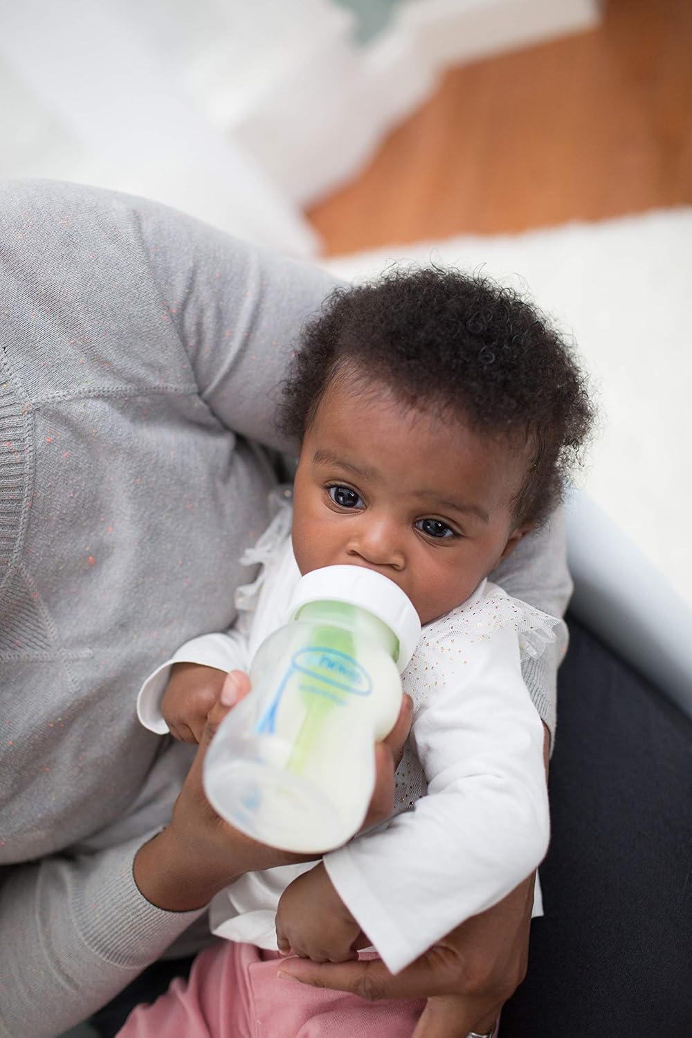 Dr. Brown's Options+ Wide-Neck bottle, level 1 nipple, 5 Ounce (4 Count) : Baby
