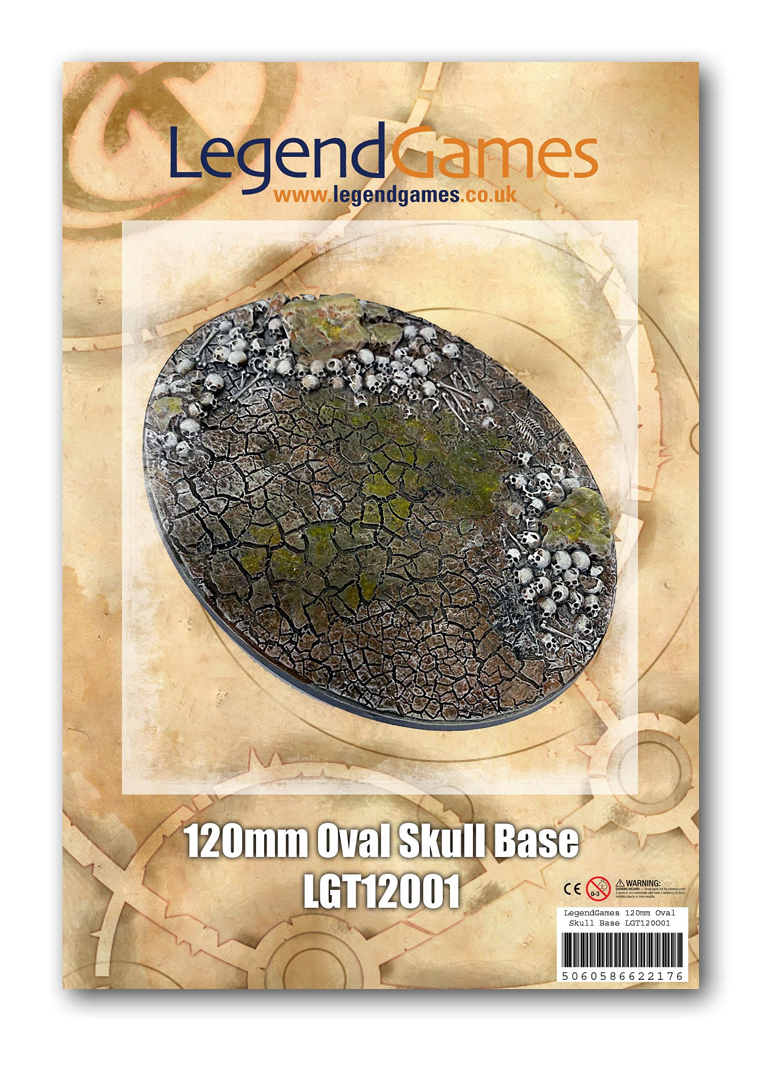 LegendGames 120mm Oval Skull Base