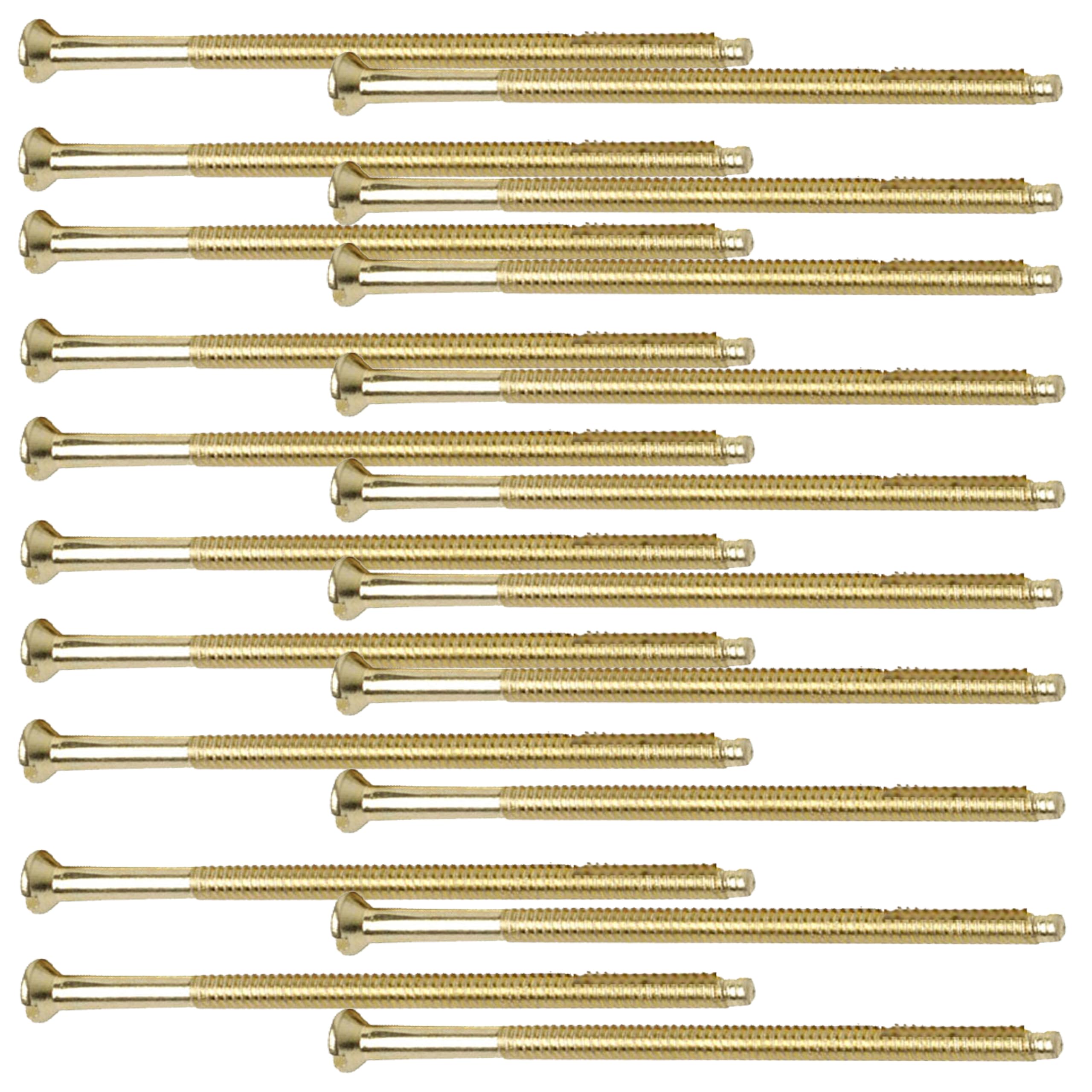 Brass Electrical Screws Long 50mm, 75mm Electrical Socket Switch Screw (20, 50mm)