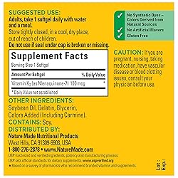 Nature Made Vitamin K2 100 mcg, Healthy Bone