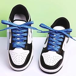 Olukssck 2 Pairs Flat Glitter Shiny Metallic Shoe