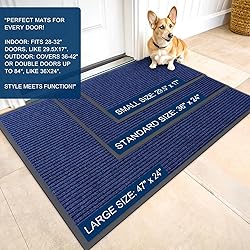 OLANLY Front Door Mat Indoor Outdoor