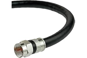 Mediabridge™ Coaxial Cable (15 Feet) with F-Male Connectors - Ultra Series - Tri-Shielded UL CL2 in-Wall Rated RG6 Digital Au
