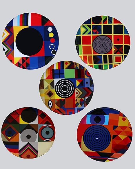 Buy Limra Home Decorative Wall Plates Set Of 5 Plates 8 Inc