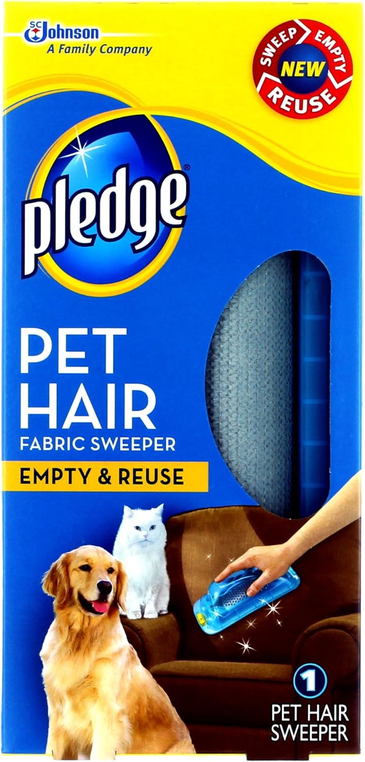 Best Pledge Fabric Sweeper Pet Hair Remover