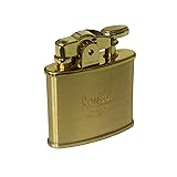 Ronson Nostalgia flint action petrol lighter gold