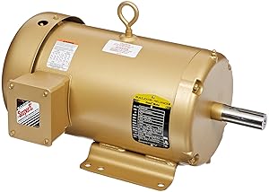 Baldor EM3616T General Purpose AC Motor, 3 Phase, 184T Frame, TEFC Enclosure, 7-1/2Hp Output, 3450rpm, 60Hz, 208-230/460V Voltage