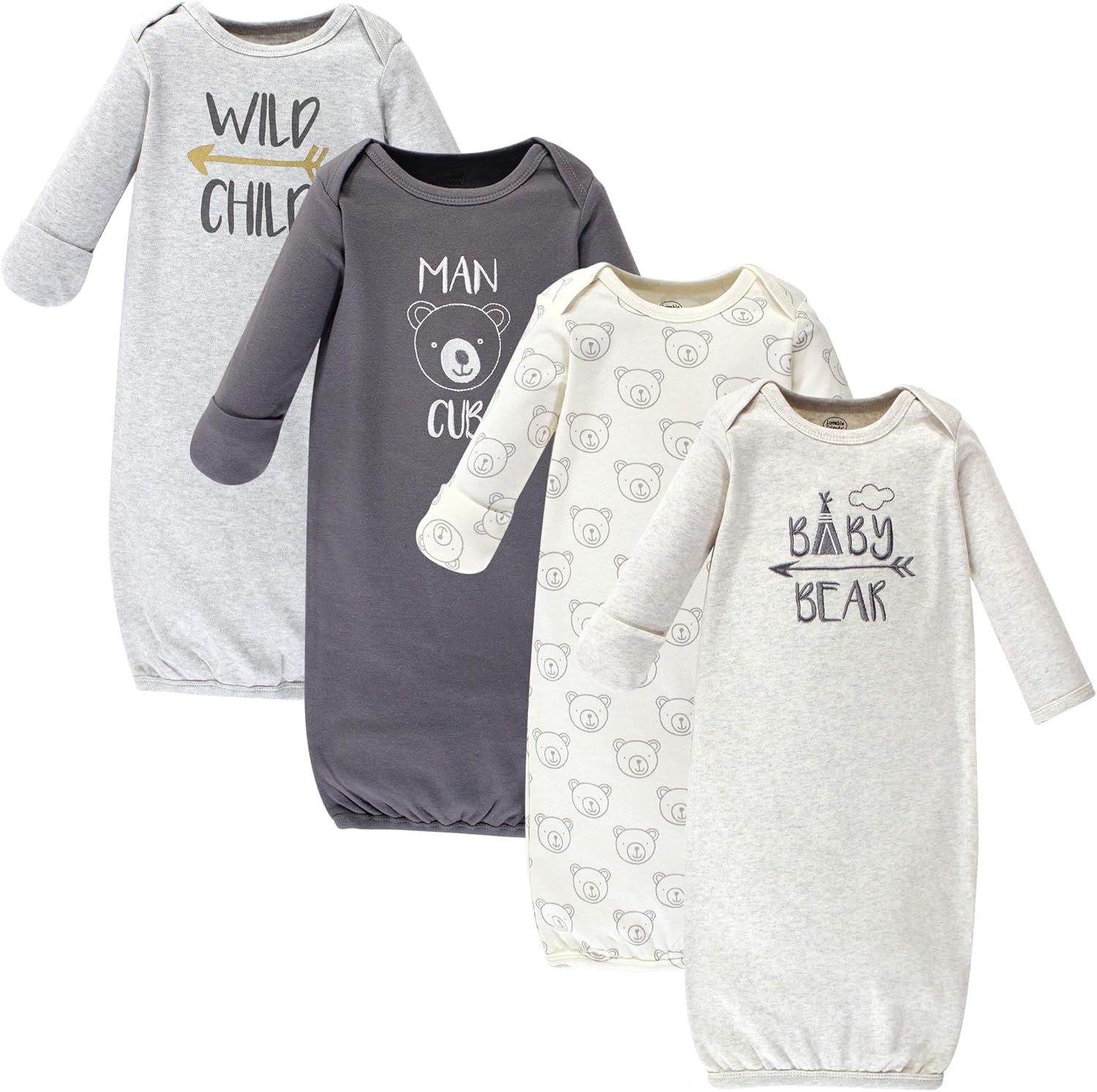 Luvable Friends baby girls Cotton Nightgown, Dreamer, 0-6 Months US: Clothing