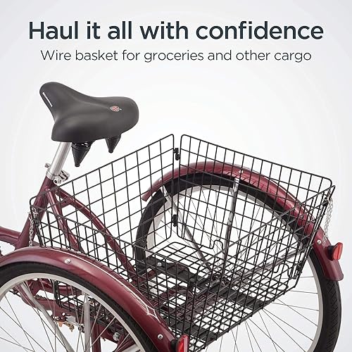 Schwinn Meridian Tricycle With Basket In Front Schwinn Meridian