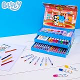 Bluey Art Set for Kids 40+ Pcs Colouring Pencils Paints Crayons Case view 2