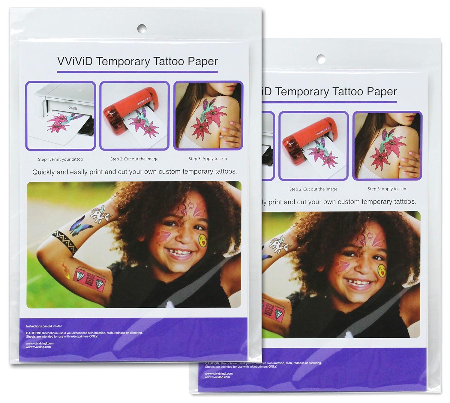Printable Temporary Tattoo Paper