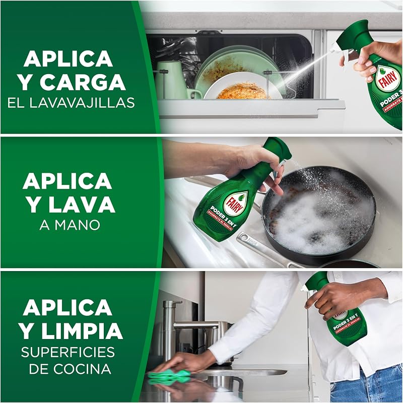 Alimentação Sem Imersão em Spray de Limão, Louça e Cozinha, Antigordura, 1000ml