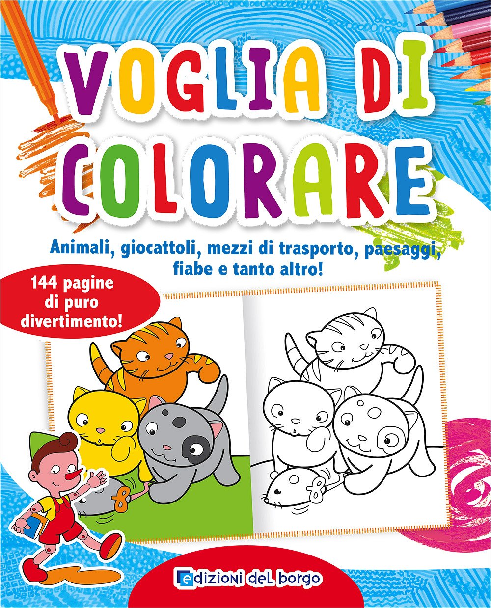Voglia di colorare Animali giocattoli mezzi di trasporto paesaggi fiabe e tanto altro Ediz illustrata Amazon M Piselli C Dov¬ Libri