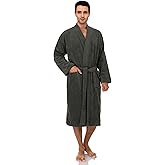TowelSelections Mens Robe Cotton Terry Cloth Bathrobe Soft Kimono Towel Bath Robe for Men XS to 4X