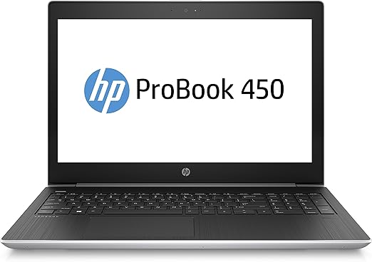 HP 3KY99EA#ABD ProBook 450 G5 (Intel Core i7 I7-8550U, 256GB Festplatte, 8GB RAM, Intel UHD Graphics 620, Win 10 Pro) Silber